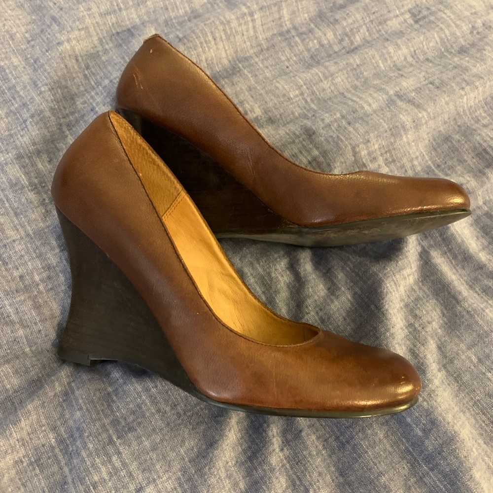 Wilson leather wedges brown 6